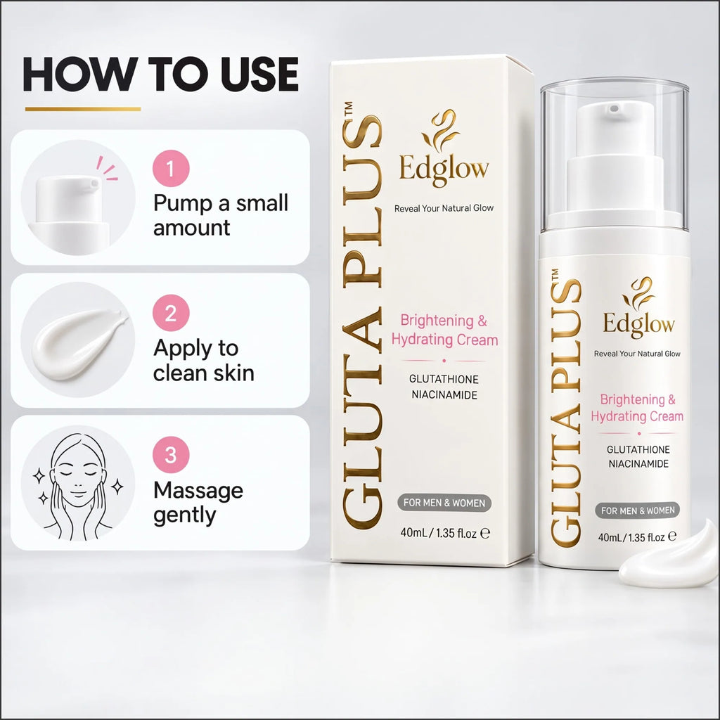Gluta Plus Brightening & Hydrating Cream — Edglow Skincare